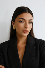 Sent With Love Earrings Gold