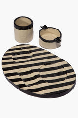 ACL TRAY HOLDER | STRIPED GLAZE