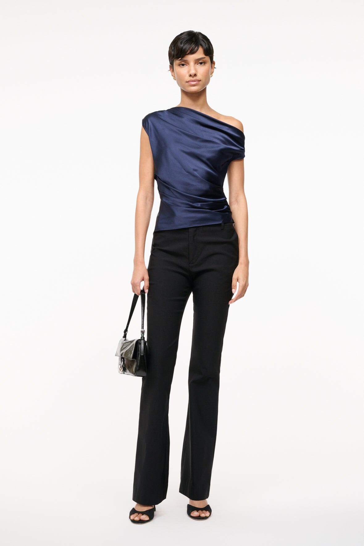PHARE SILK TOP | NAVY