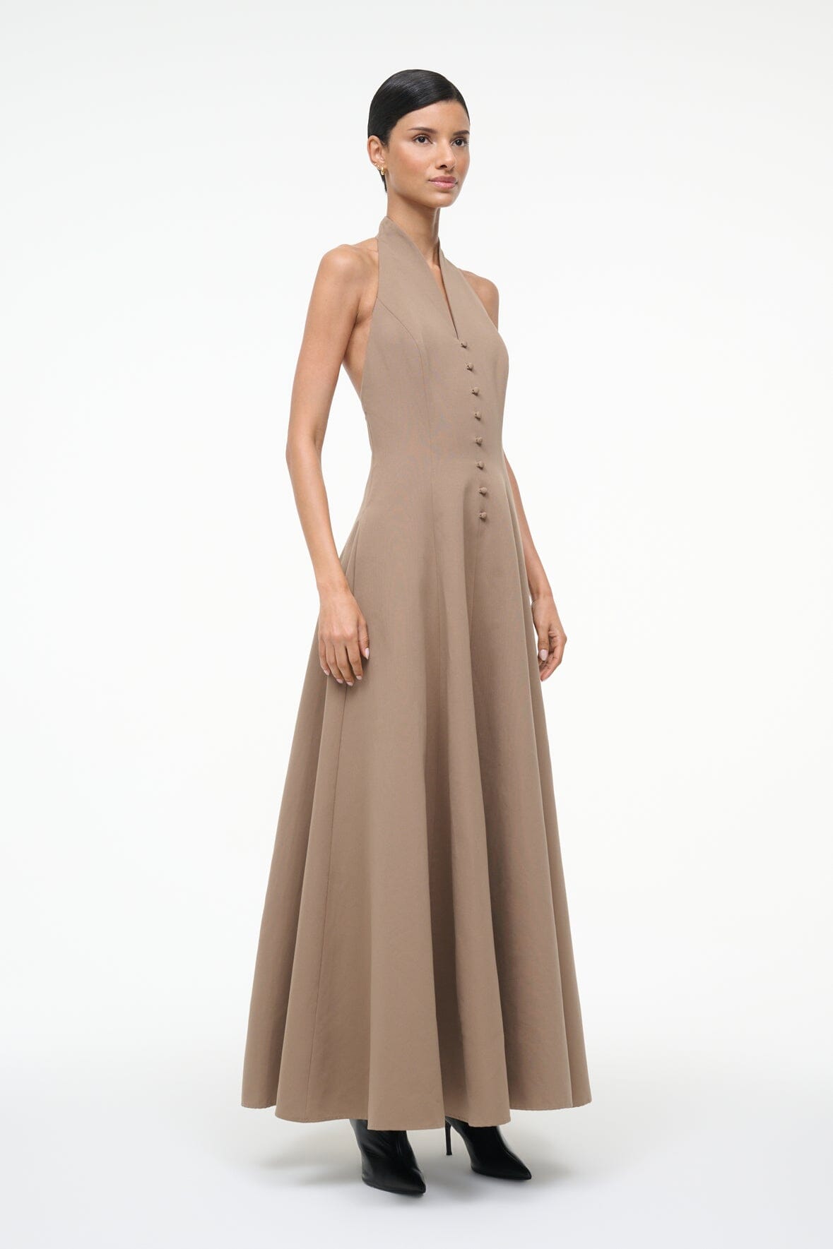 STELLA DRESS | TAUPE