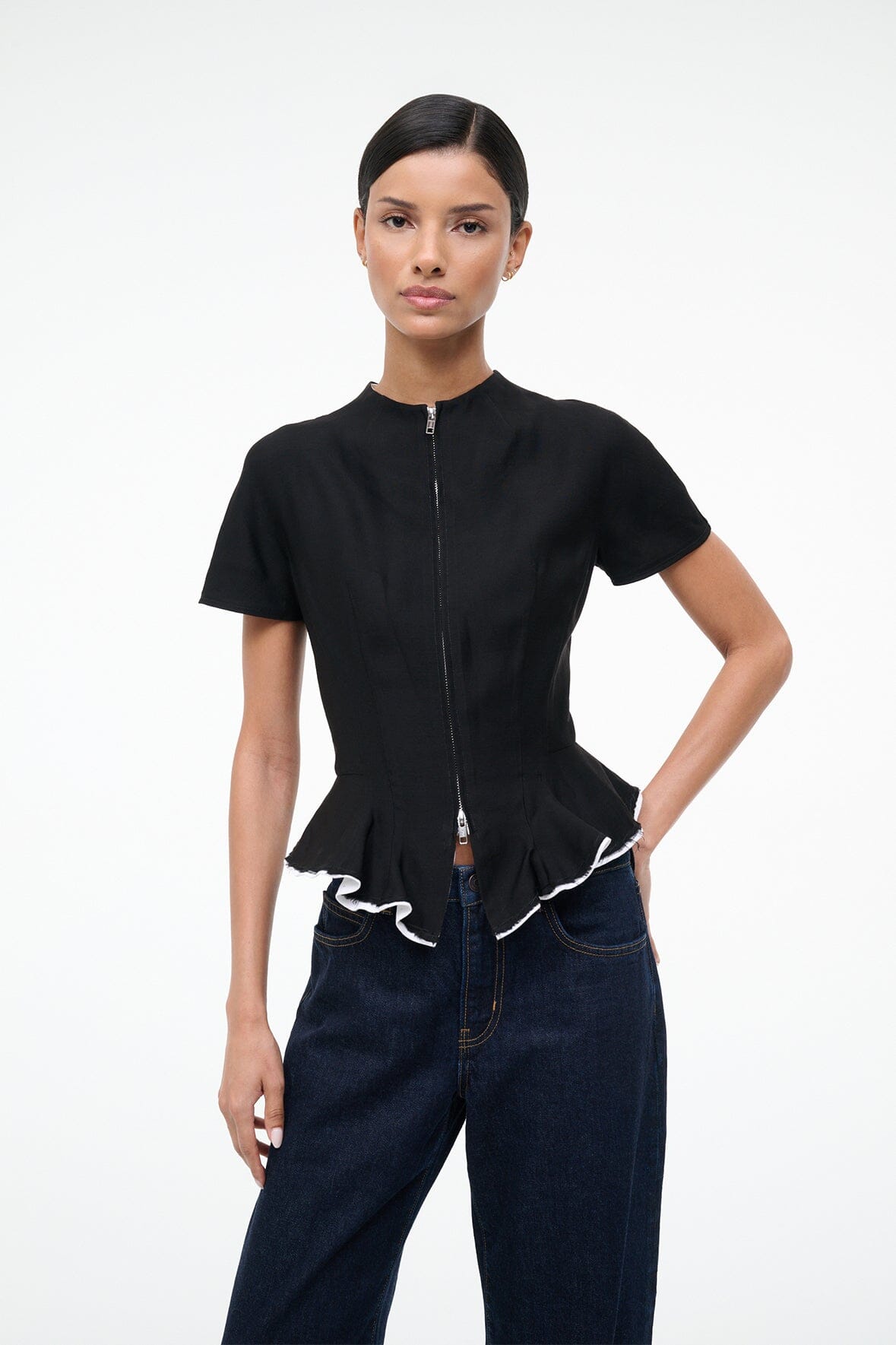MAELLE TOP | BLACK