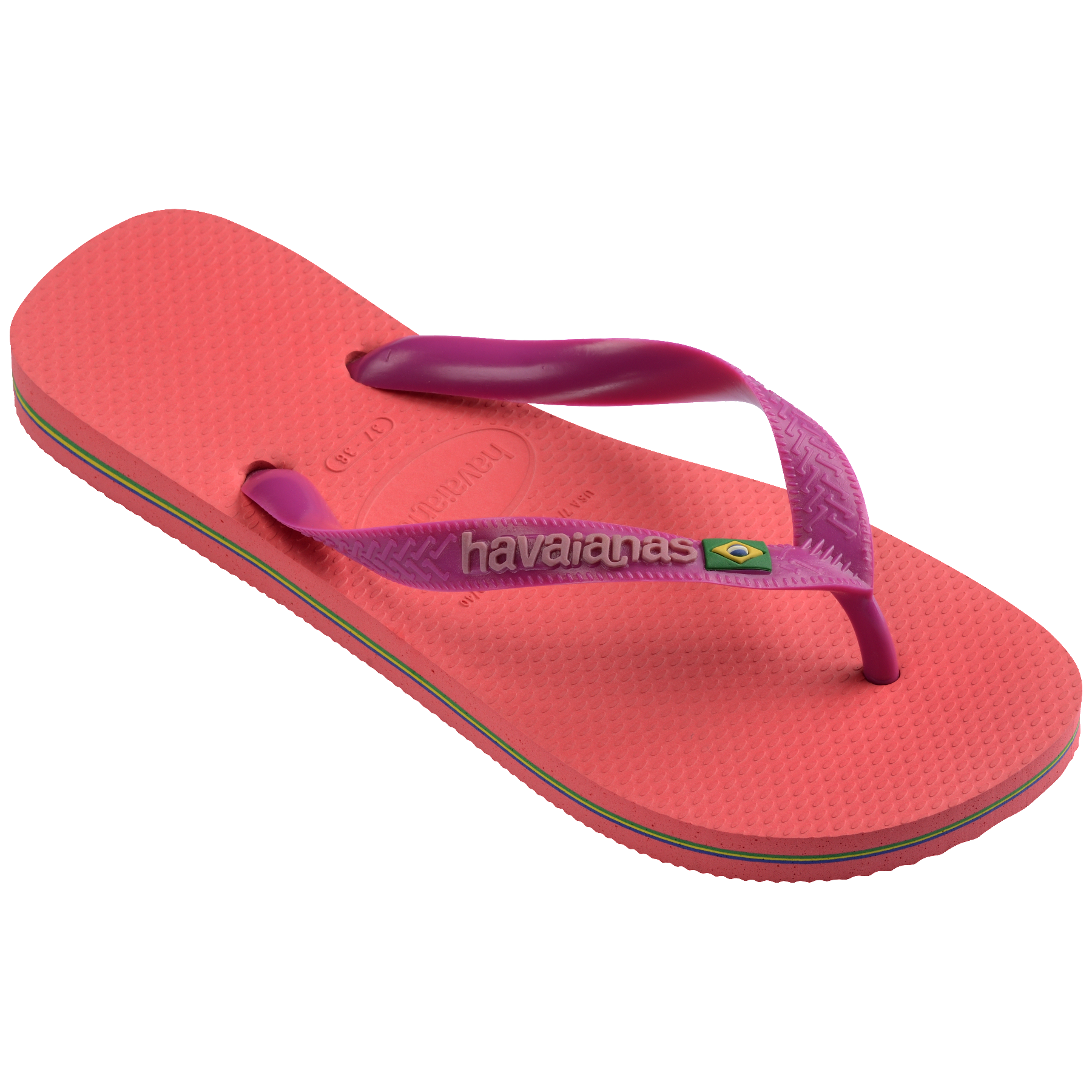 Women's Brazil Logo Flip Flops