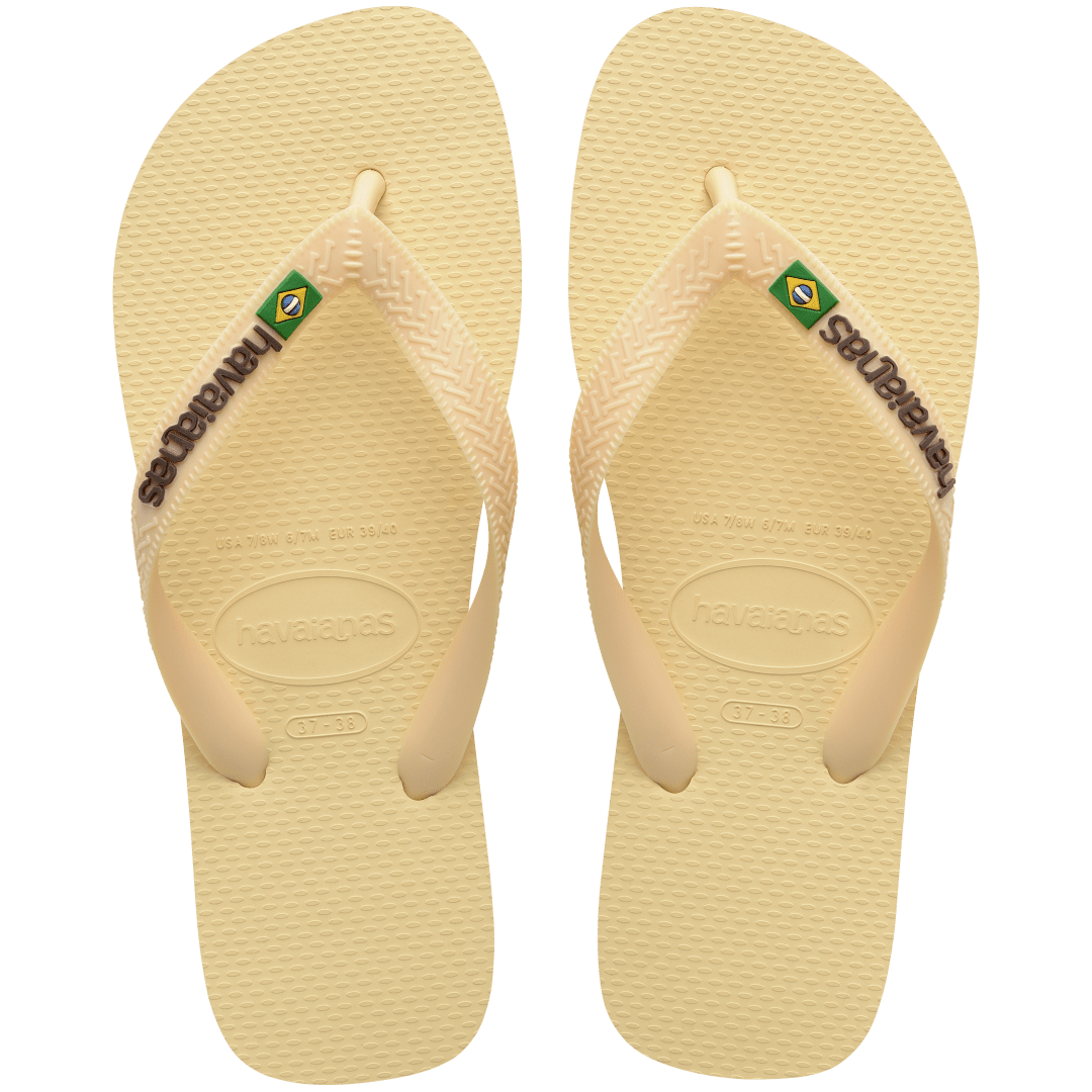 Women's Brazil Logo Flip Flops