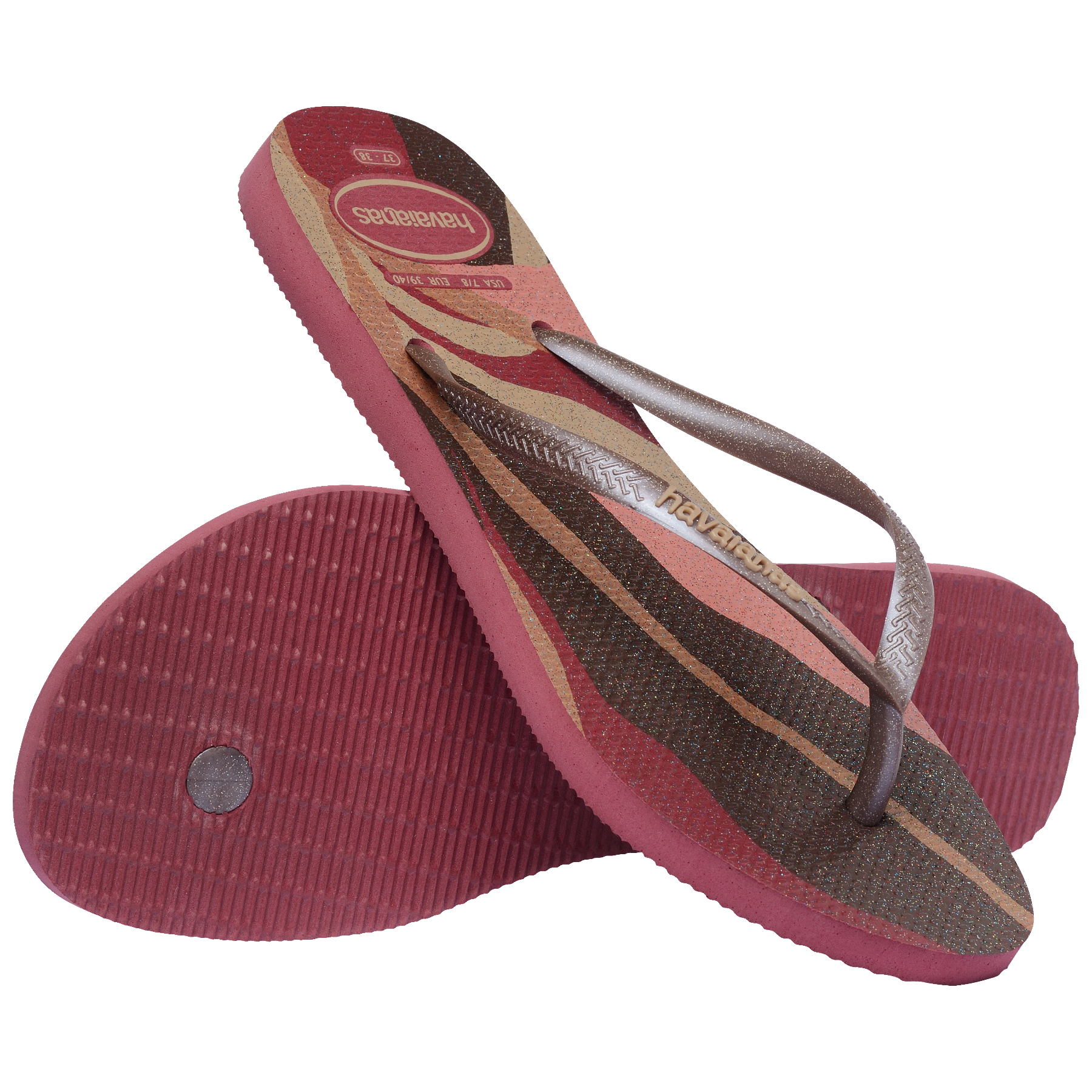Women's Slim Palette Glow Flip Flops