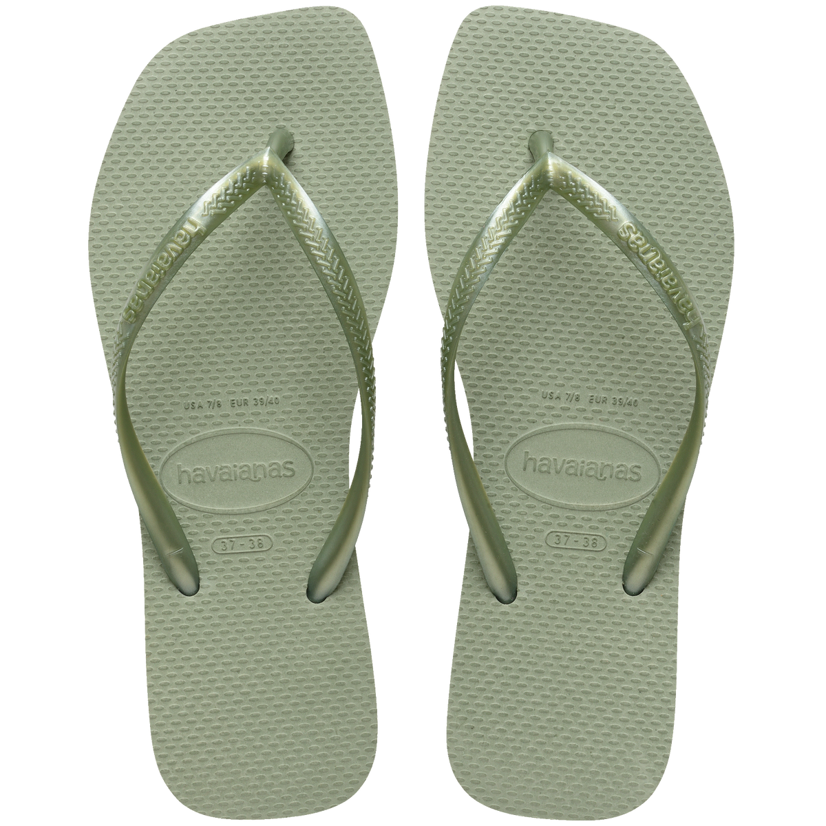 Women's Slim Square Flip Flops